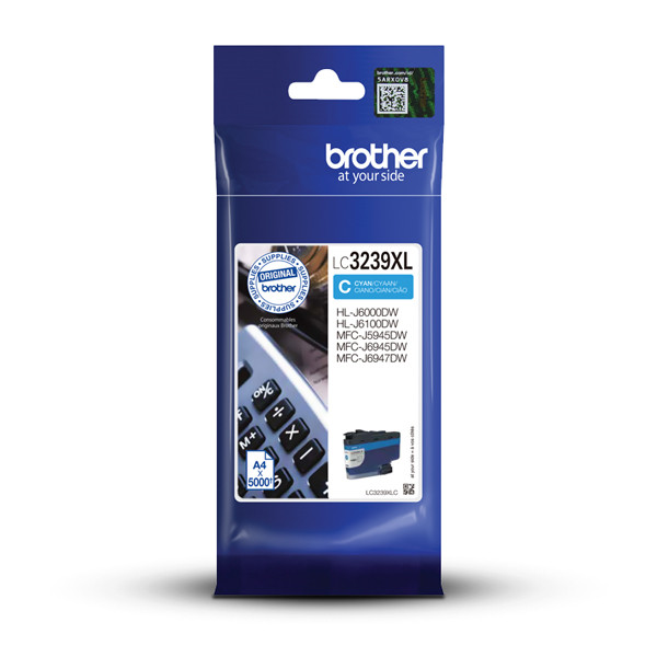 Brother LC-3239XLC cartouche d'encre cyan haute capacité (d'origine) 051220 - 1