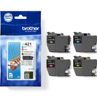 Brother LC-421VAL multipack 4 cartouches d'encre (d'origine) 051292