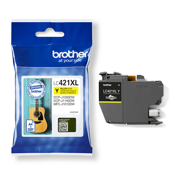 Brother LC-421XLY cartouche d'encre haute capacité (d'origine) - jaune 051300 - 1