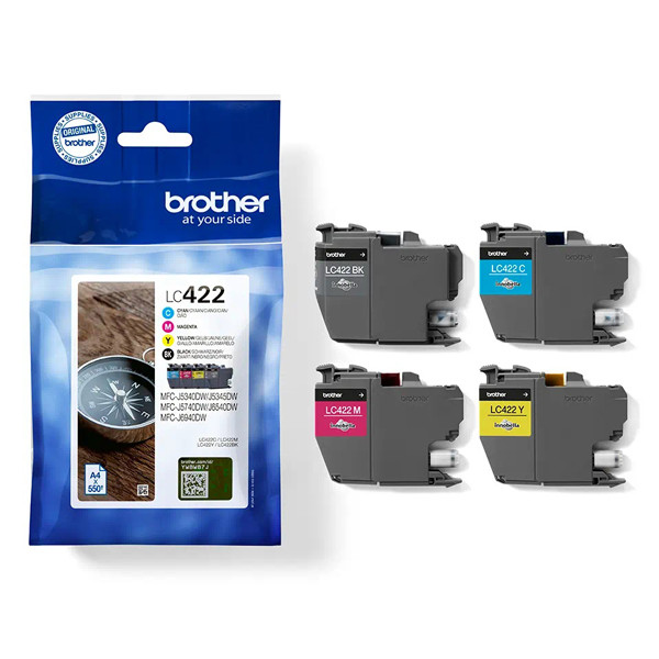 Brother LC-422VAL multipack 4 cartouches d'encre (d'origine) 051320 - 1