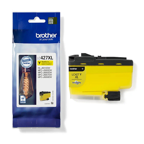 Brother LC-427XLY cartouche d'encre haute capacité (d'origine) - jaune 051348 - 1