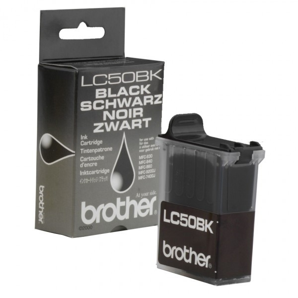 Brother LC-50BK cartouche d'encre (d'origine) - noir 028709 - 1