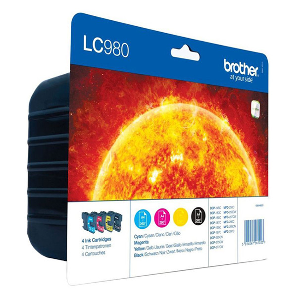 Brother LC-980 multipack 3 cartouches (d'origine) 028500 - 1