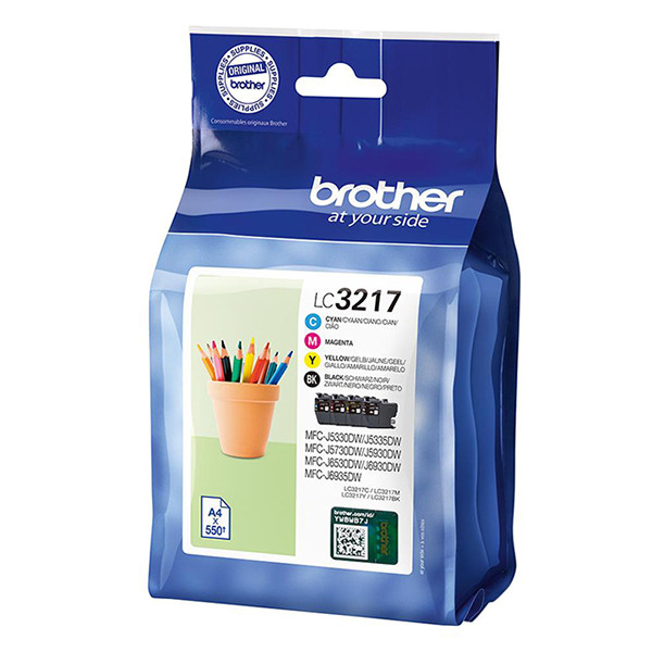 Brother LC3217 multipack 4 cartouches d'encre (d'origine) 028504 - 1