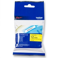 Brother M-K631BZ cassette à ruban non laminé 12 mm (d'origine) - noir sur jaune 080606