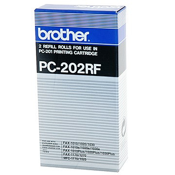 Brother PC-202RF: 2 rouleaux donneurs noirs (d'origine) 029870 - 1