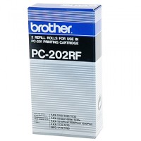 Brother PC-202RF: 2 rouleaux donneurs noirs (d'origine) 029870