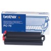Brother PC-70 cartouche d&#039;impression avec rouleau donneur noir (d&#039;origine) 029850