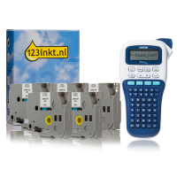 Brother PT-H107B système de lettrage + 5 rubans 089306
