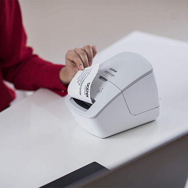 Brother QL-600G imprimante d'étiquettes - gris 832941 - 4