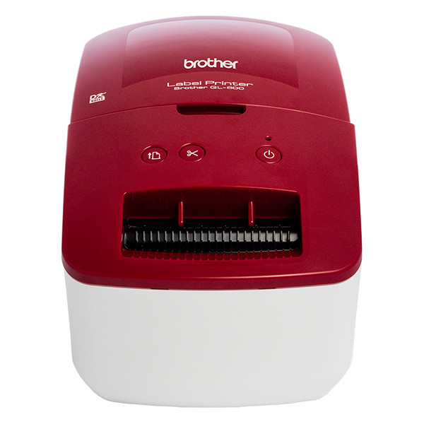 Brother QL-600R imprimante d'étiquettes - rouge 832940 - 1