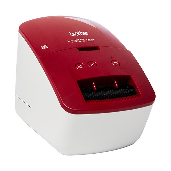 Brother QL-600R imprimante d'étiquettes - rouge 832940 - 2