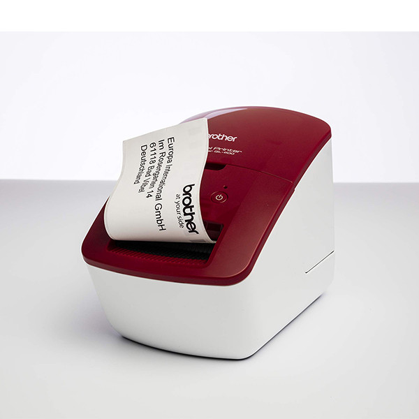Brother QL-600R imprimante d'étiquettes - rouge 832940 - 3