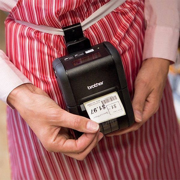 Brother RJ-2150 imprimante d'étiquettes mobile avec Bluetooth, MFi et wifi 833079 - 4