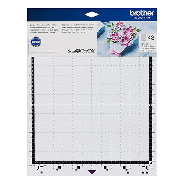 Brother ScanNCut tapis de découpe adhésif standard 305 x 305 mm (3 pièces) 406524 - 2