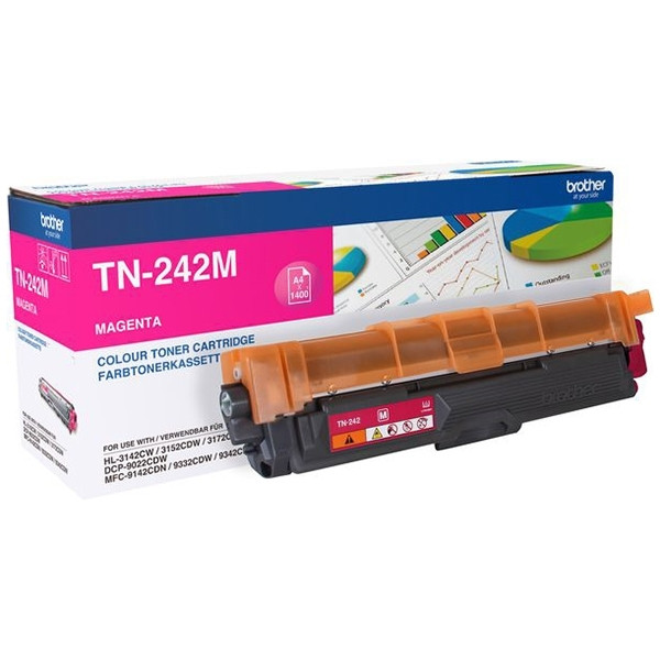 Brother TN-242M toner (d'origine) - magenta 051064 - 1