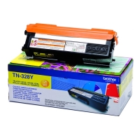 Brother TN-328Y toner extra haute capacité (d'origine) - jaune 029208