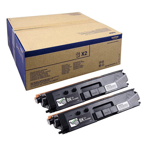 Brother TN-329BK toner duopack (d'origine) - noir 051248 - 1