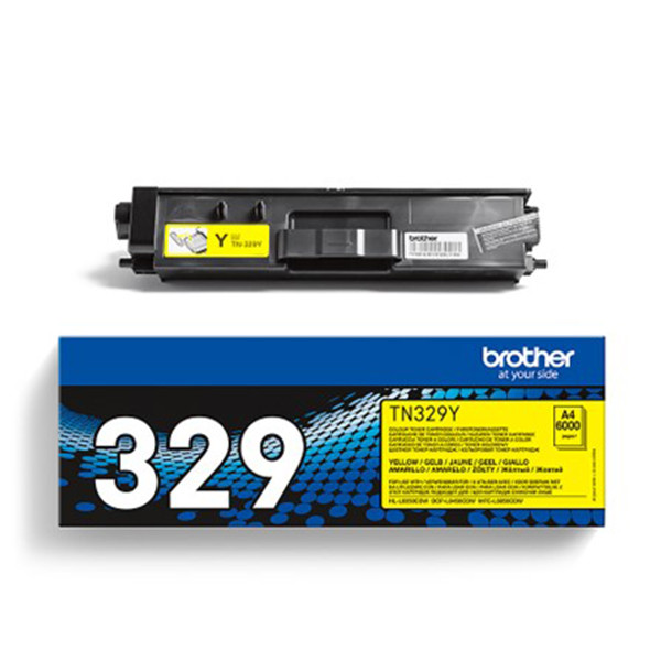 Brother TN-329Y toner extra haute capacité (d'origine) - jaune 051042 - 1