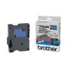 Brother TX-731 cassette à ruban 'extrême' 12 mm (d'origine) - noir sur vert brillant