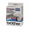 Brother TX-M51 cassette à ruban 'extrême' 24 mm (d'origine) - noir mat sur transparent brillant 080298 - 1