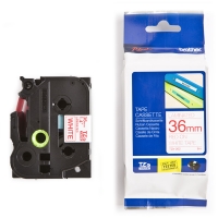 Brother TZe-262 cassette à ruban 36 mm (d'origine) - rouge sur blanc 080454