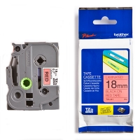 Brother TZe-441 cassette à ruban 18 mm (d'origine) - noir sur rouge 080612