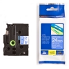 Brother TZe-555 cassette à ruban 24 mm (d'origine) - blanc sur bleu 080486 - 1