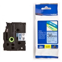 Brother TZe-561 cassette à ruban 36 mm (d'origine) - noir sur bleu 080488