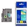 Brother TZe-731 cassette à ruban 12 mm (d'origine) - noir sur vert 080496 - 1