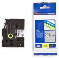 Brother TZe-M951 cassette à ruban mat 24 mm (d'origine) - noir sur argent 080384