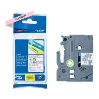 Brother TZe-MQE31 ruban 12 mm (d'origine) - noir sur rose pastel 080872