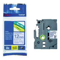 Brother TZe-MQF31 ruban 12 mm (d'origine) - noir sur violet pastel 080874