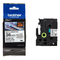 Brother TZe-SL261 ruban auto-laminant 36 mm (d'origine) - noir sur blanc 080836