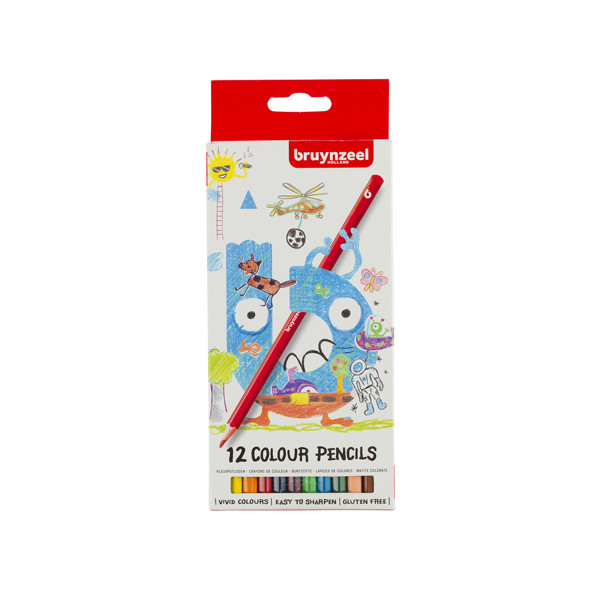 Bruynzeel Kids crayons de couleur (12 pièces) 231001 - 1