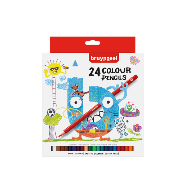 Bruynzeel Kids crayons de couleur (24 pièces) 231002 - 1