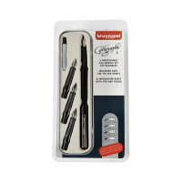 Bruynzeel ensemble de lettrage de calligraphie à la main (8 pièces) 231008