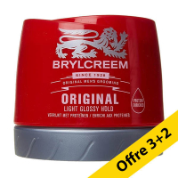 Offre : 5x Brylcreem Original gel capillaire (250 ml) SBR02016