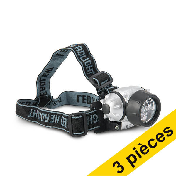Offre : 3x Busters LED 7 lampe frontale pour casque de sécurité SBU00065 - 1