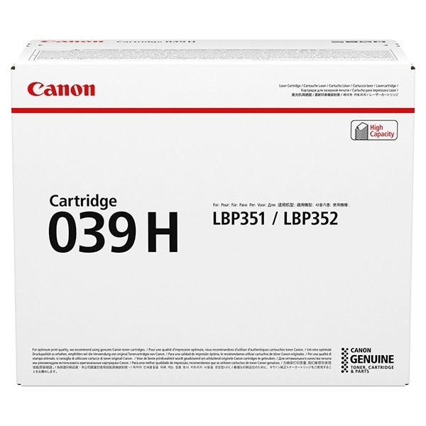 Canon 039 H toner haute capacité (d'origine) - noir 017276 - 1