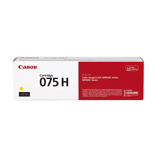 Canon 075H Y toner haute capacité (original) - jaune 017714 - 1