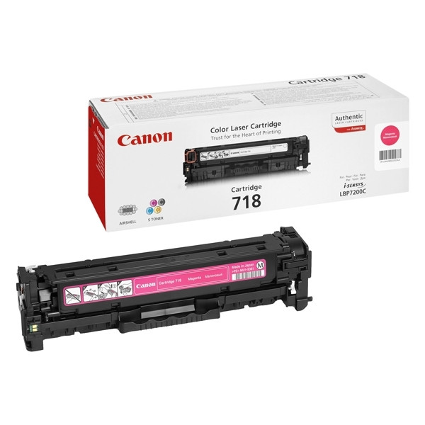 Canon 718 M toner magenta (d'origine) 070882 - 1