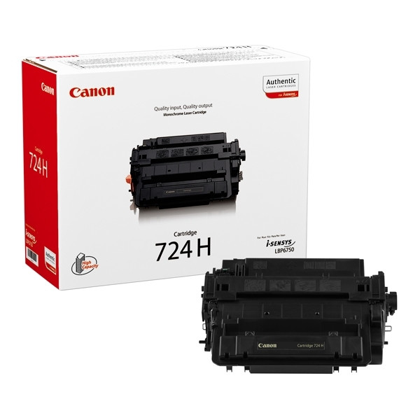 Canon 724H toner haute capacité (d'origine) - noir 070778 - 1