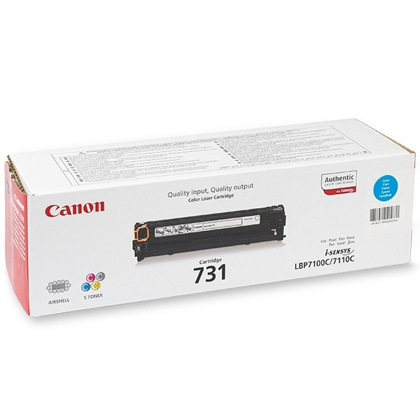 Canon 731C toner cyan (d'origine) 032220 - 1