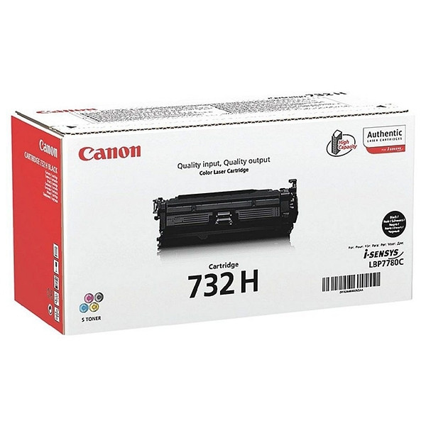 Canon 732HBK toner haute capacité (d'origine) - noir 032236 - 1