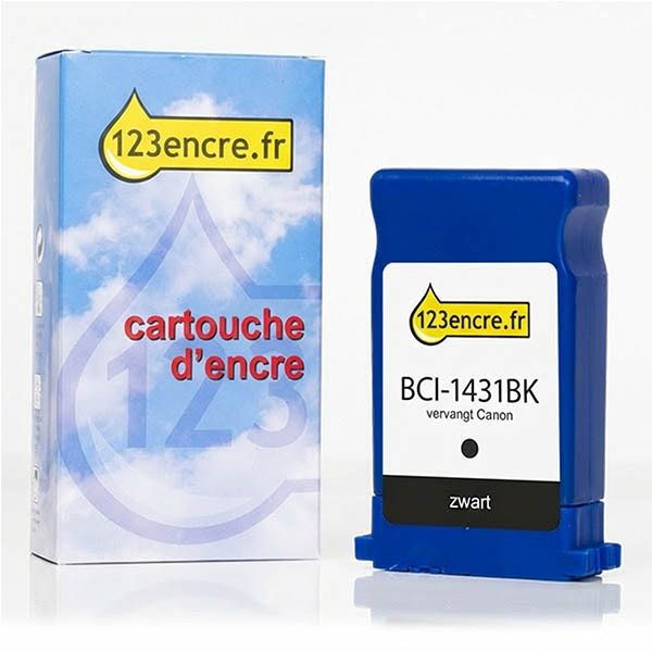 Canon BCI-1431BK cartouche d'encre (marque 123encre) - noir 017163 - 1
