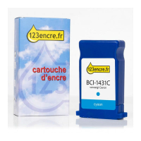 Canon BCI-1431C cartouche d'encre (marque 123encre) - cyan