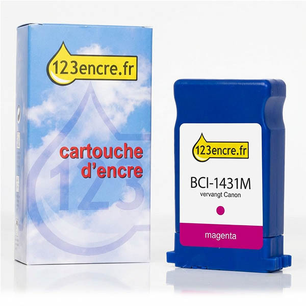 Canon BCI-1431M cartouche d'encre (marque 123encre) - magenta 017167 - 1