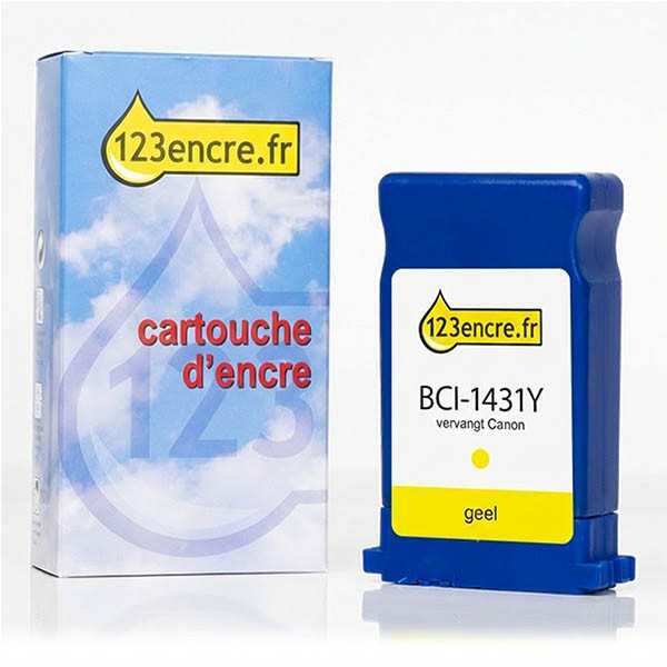 Canon BCI-1431Y cartouche d'encre (marque 123encre) - 017169 - 1