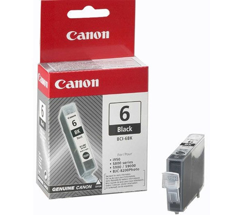 Canon BCI-6BK cartouche d'encre (d'origine) - noir 011400 - 1